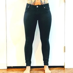 Super Skinny Ankle Pants Black